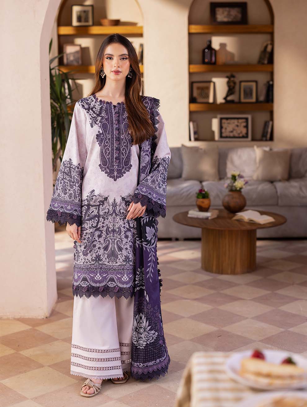 JADE URBANE Digital Printed Lawn- Unstitched
