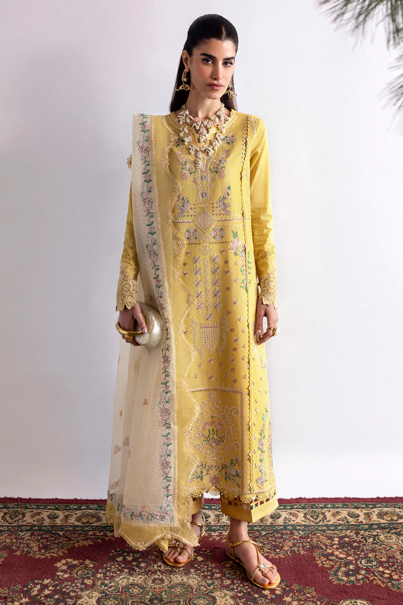 Qalamkar Qlinekari Lawn- Unstitched