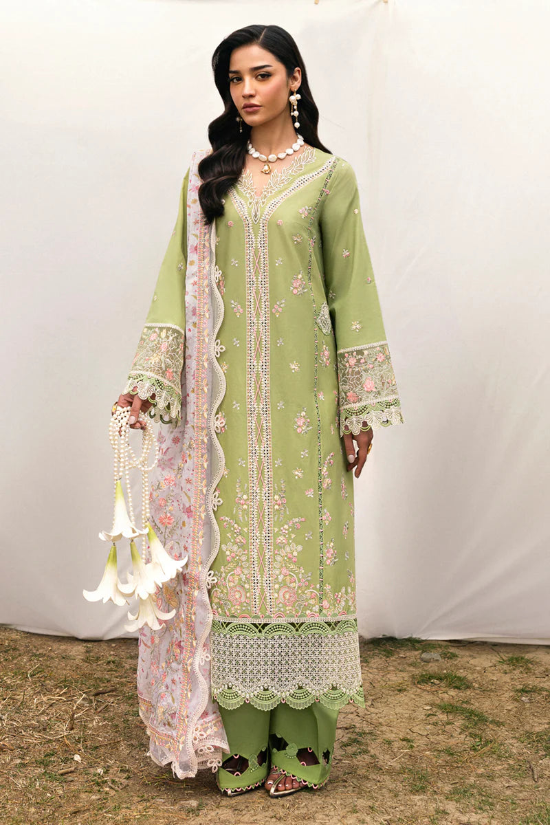 Qalamkar Qlinekari Lawn- Unstitched