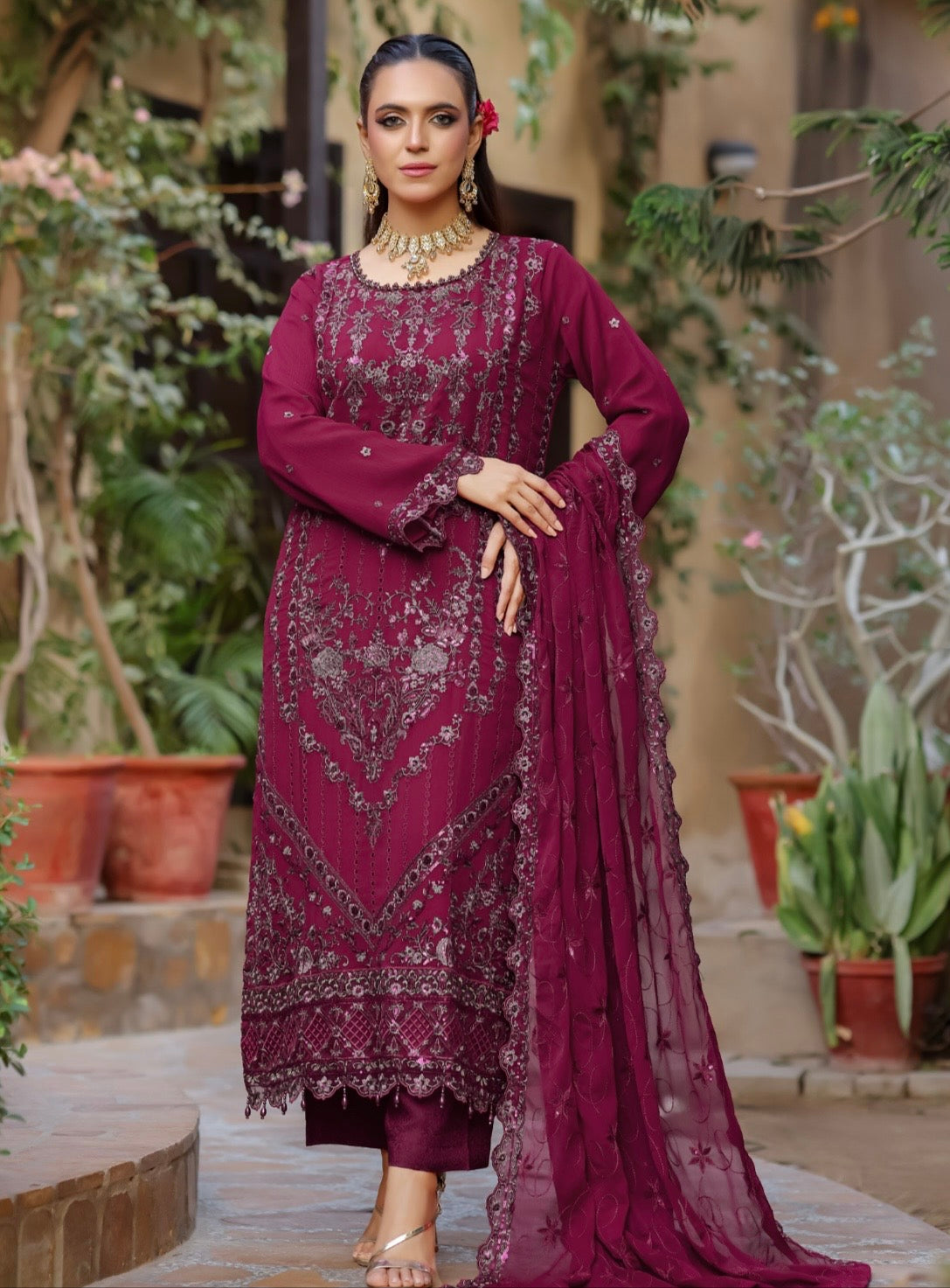 Nazaqat party wear