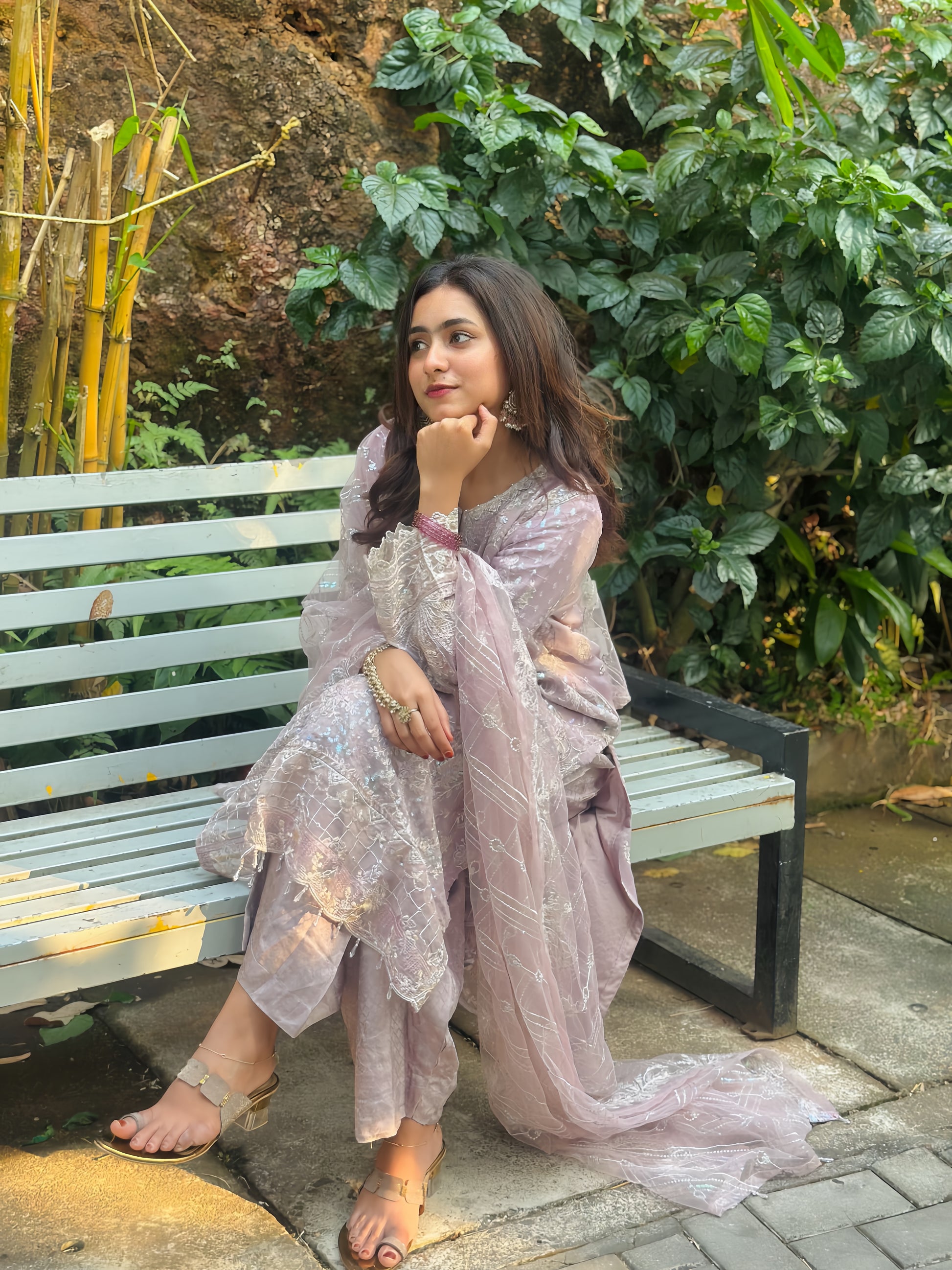 NOOR TAWAKKAL PARTY WEAR STITCHED