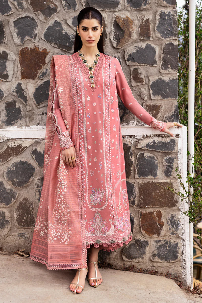 Qalamkar Qlinekari Lawn- Unstitched