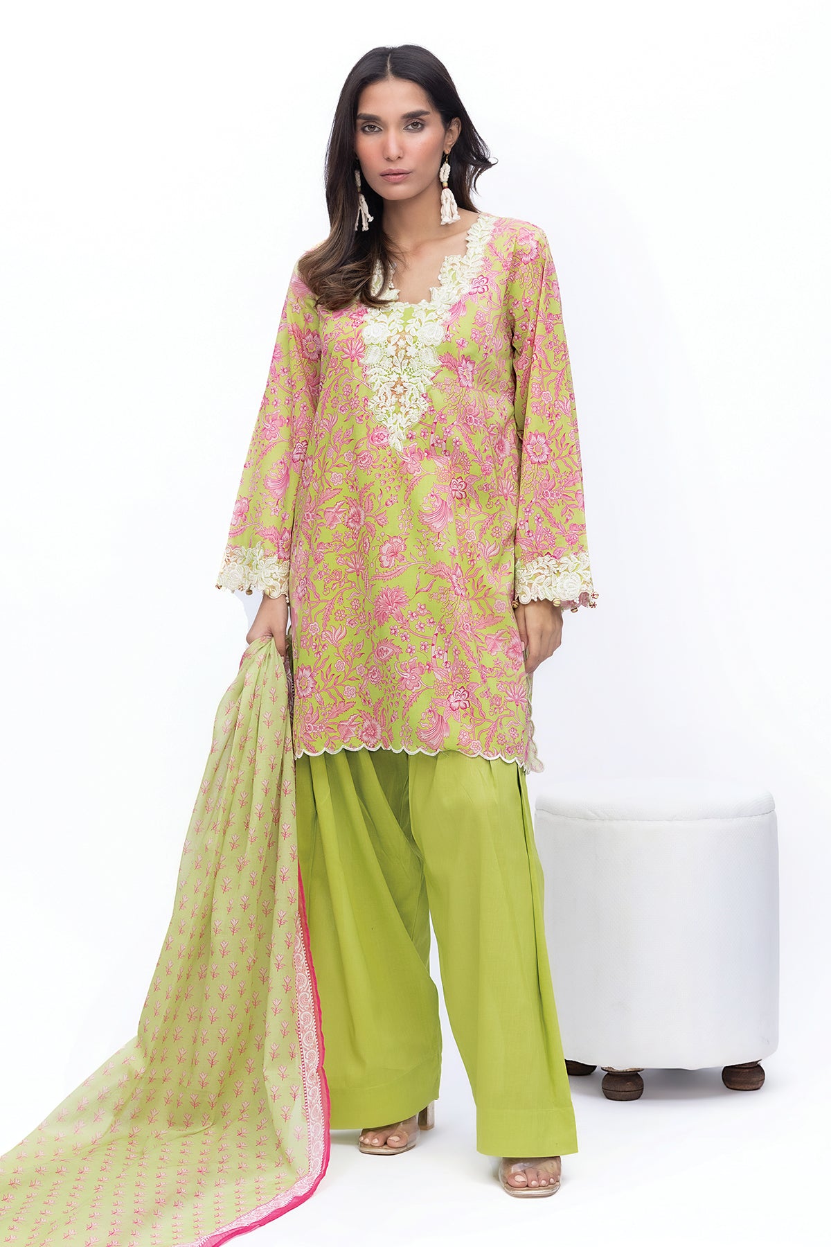 KHAADI EMBROIDERED UNSTITCHED