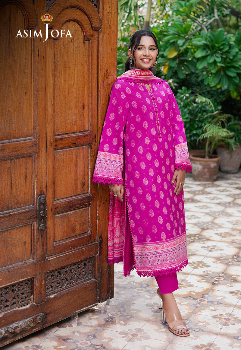 ASIM JOFA PRINTED LAWN 3 PC