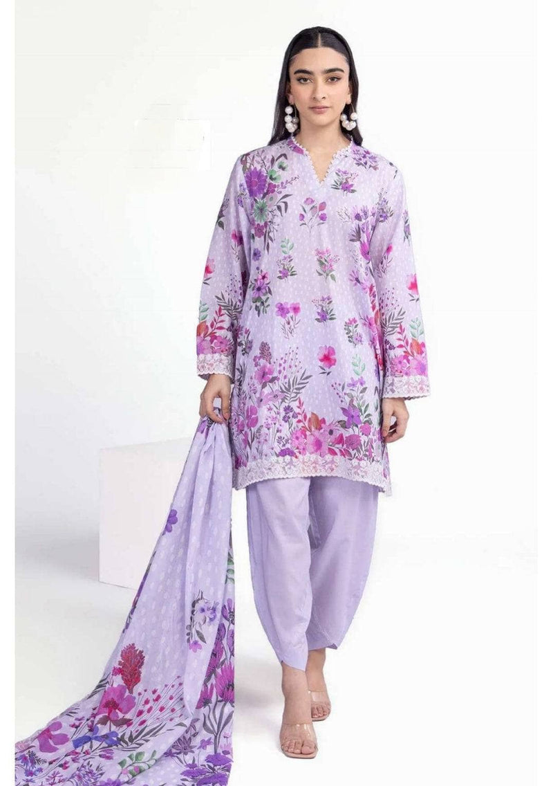 KHAADI EMBROIDERED UNSTITCHED