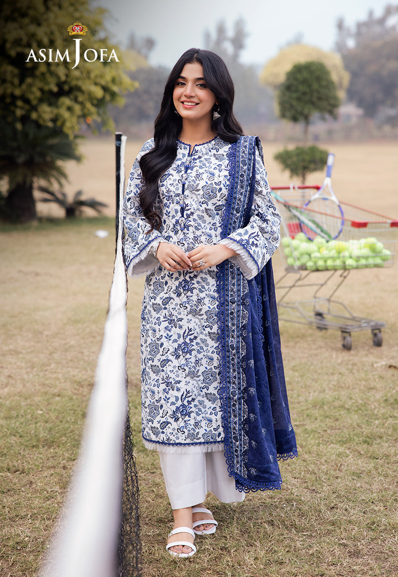 ASIM JOFA PRINTED LAWN 3 PC SUIT