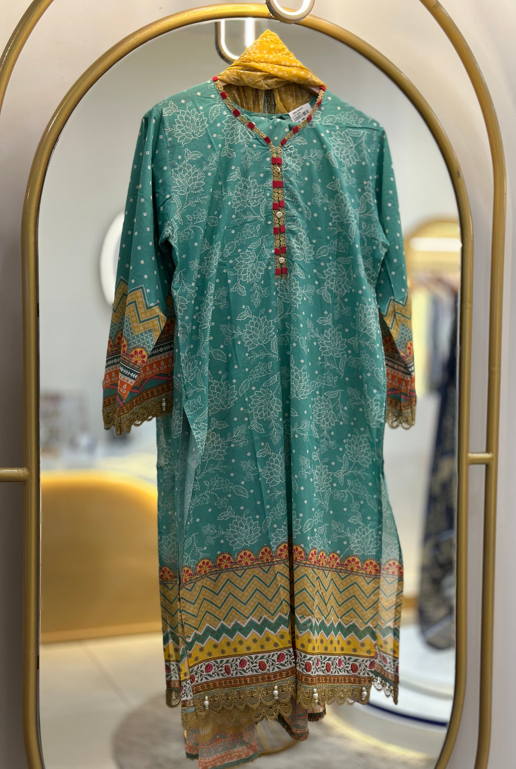 Stitched Lawn suit