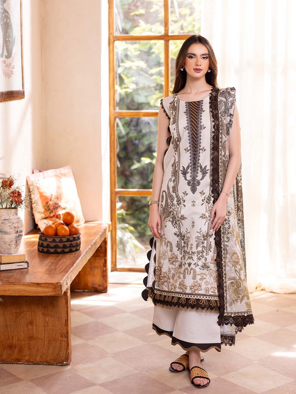 JADE URBANE Digital Printed Lawn -Unstitched