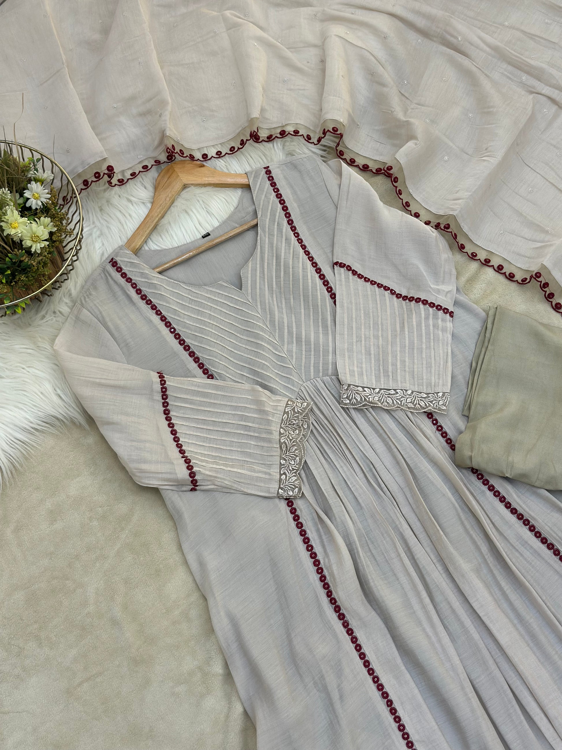 Mal Cotton Stitched Suit