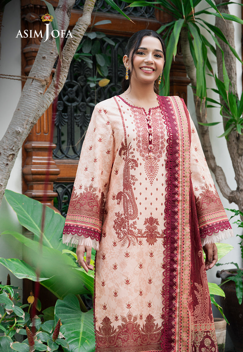 ASIM JOFA PRINTED LAWN 3 PC