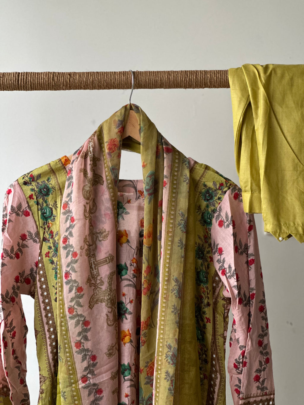 Cotton stitched 3 pc suit