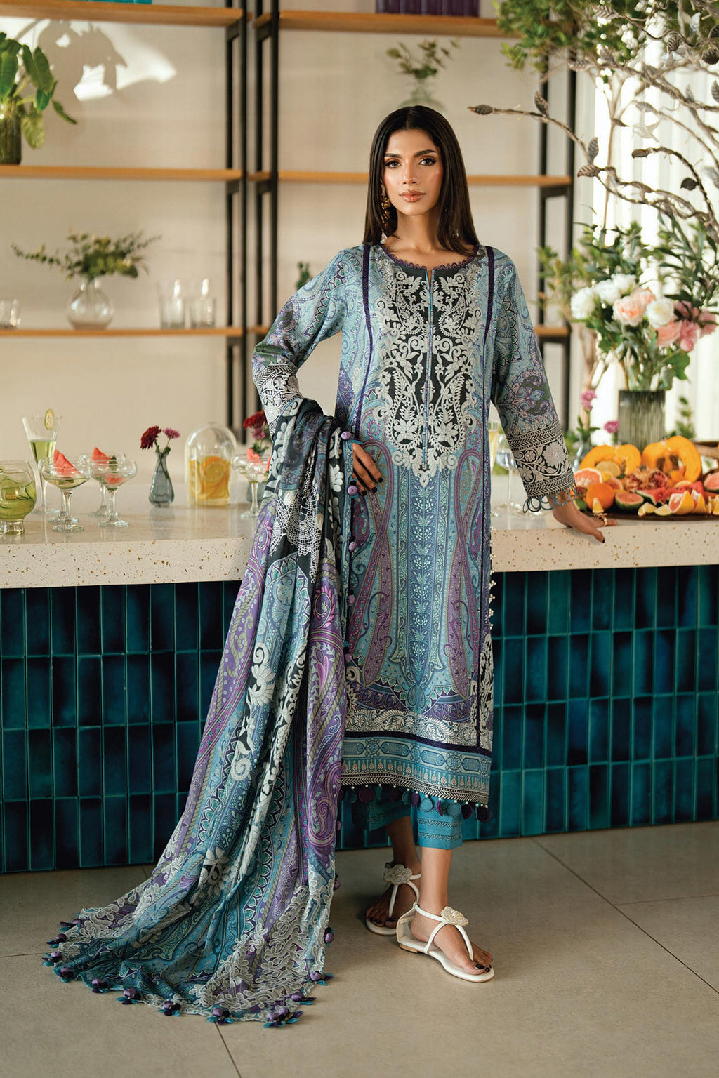Jade Urbane Lawn Prints Unstitched