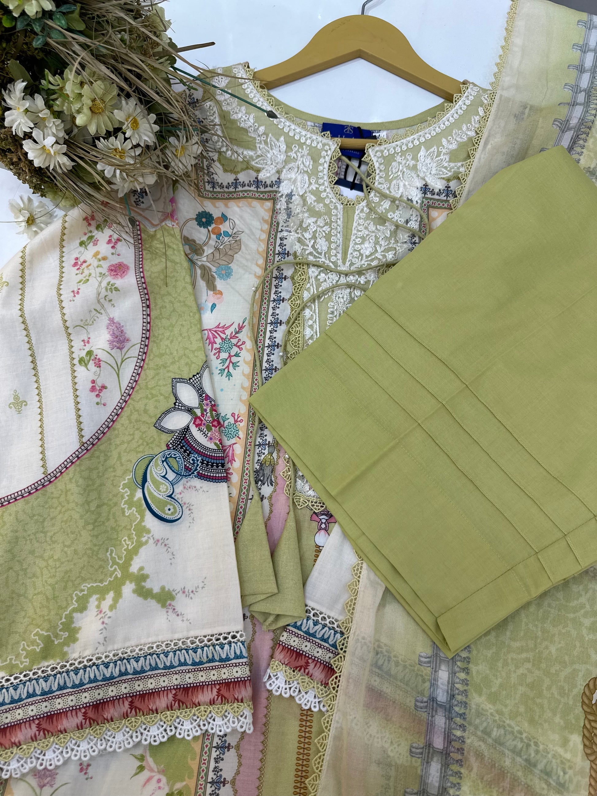 Qalamkar Q-Prints Stitched