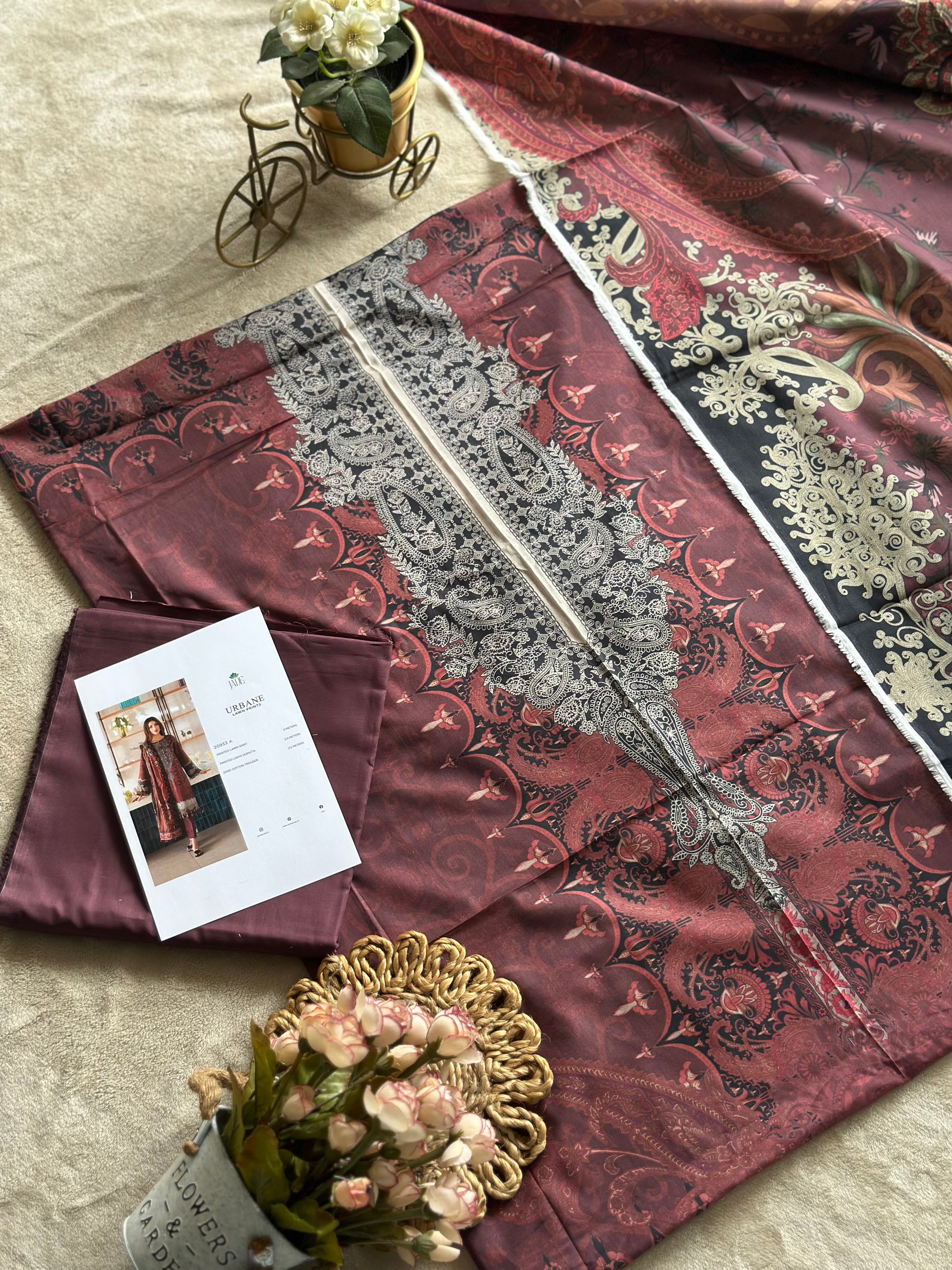 Jade Urbane Lawn Prints Unstitched