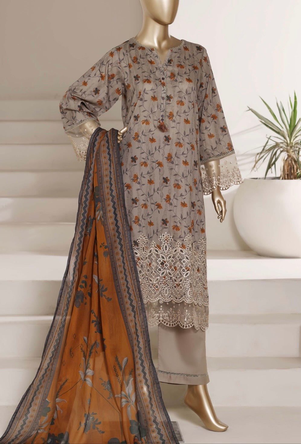 Sadabahar Embroidered Lawn