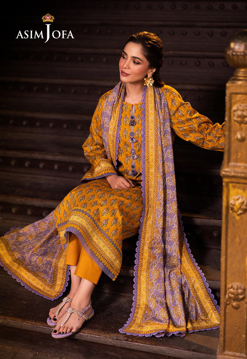 ASIM JOFA PRINTED LAWN 3 PC