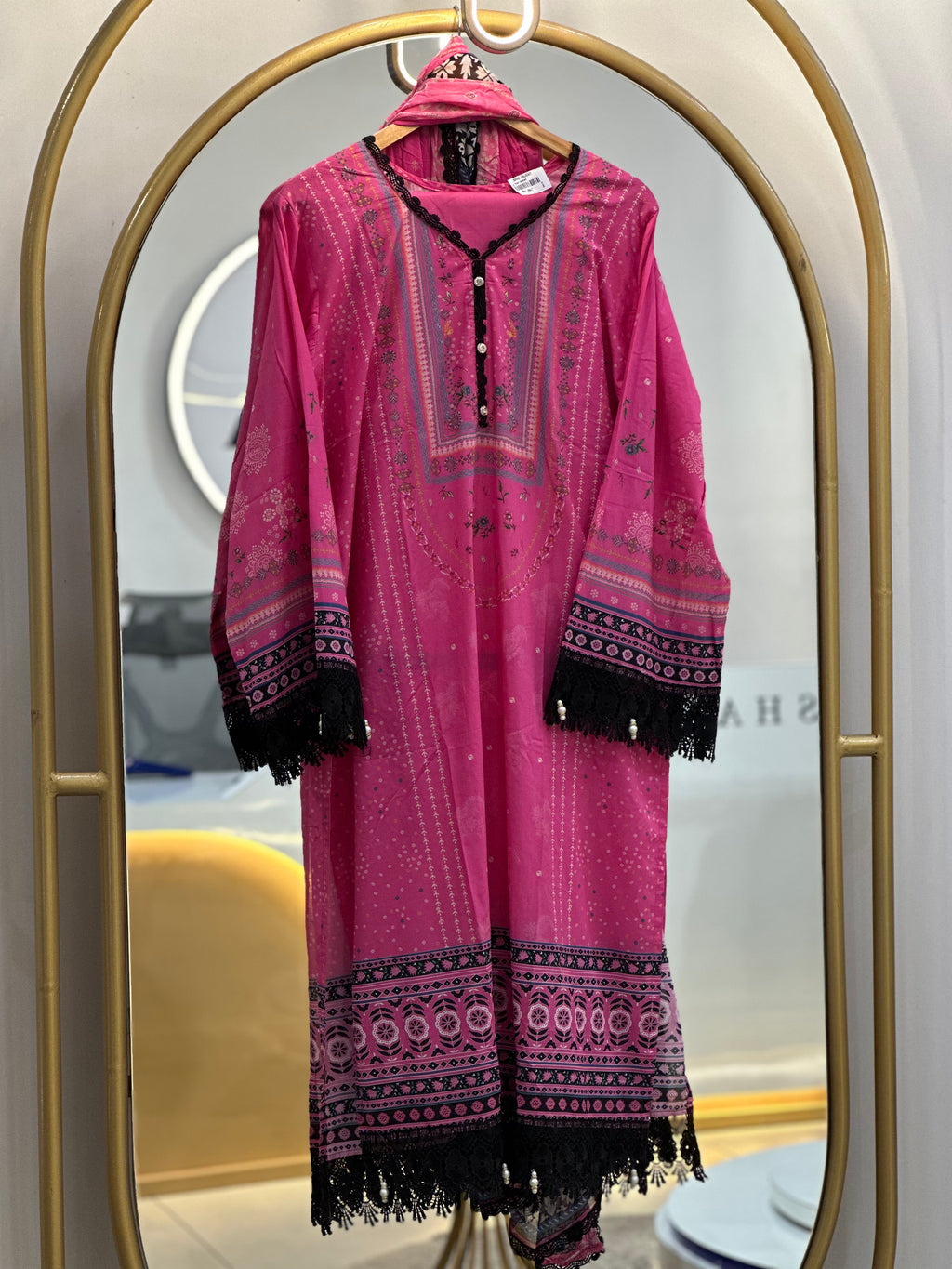 Stitched Lawn suit