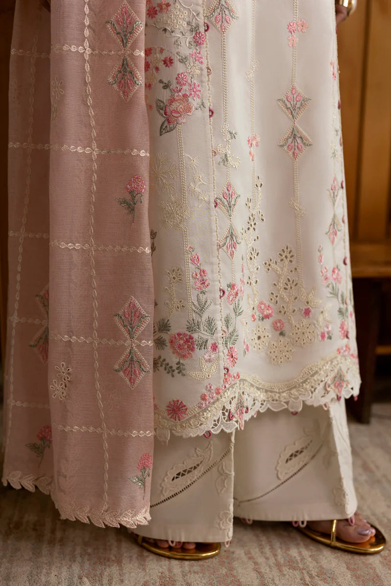 Qalamkar Qlinekari Lawn- Unstitched
