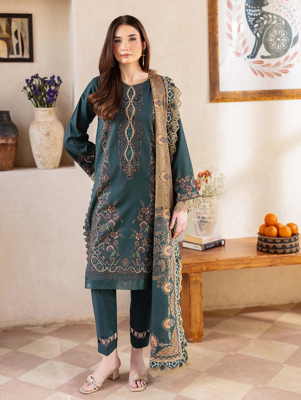 JADE URBANE Digital Printed Lawn -Unstitched