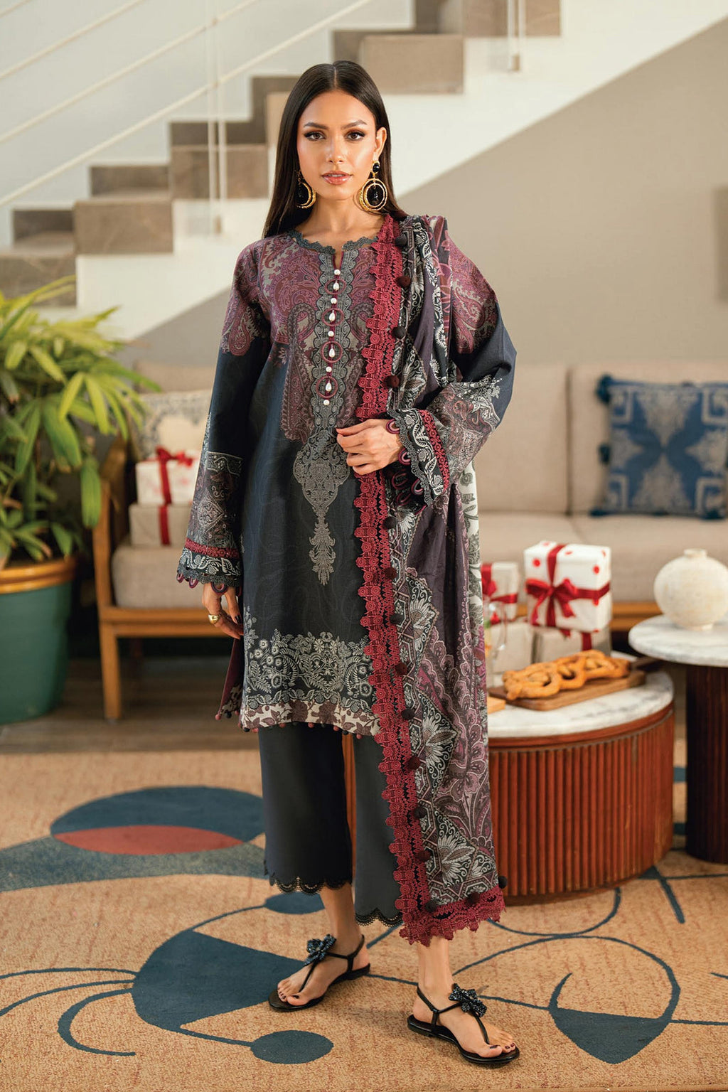 Jade Urbane Lawn Prints Unstitched