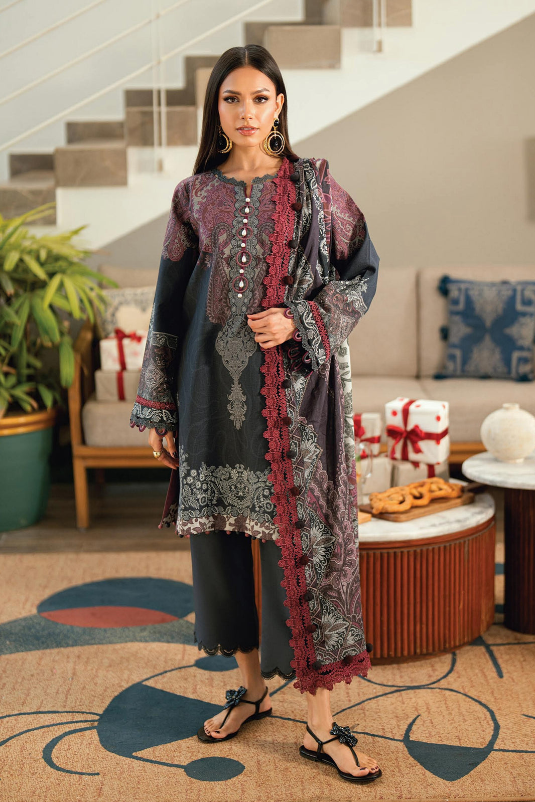 Jade Urbane Lawn Prints Unstitched