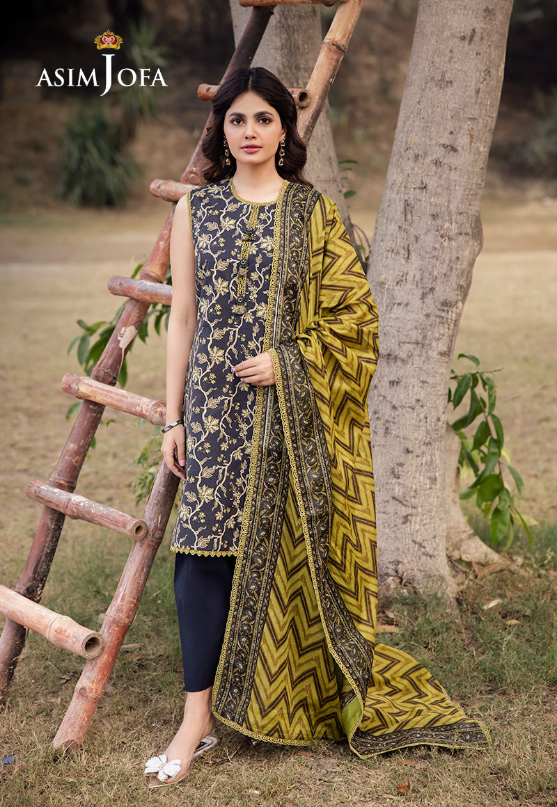 ASIM JOFA PRINTED LAWN 3 PC