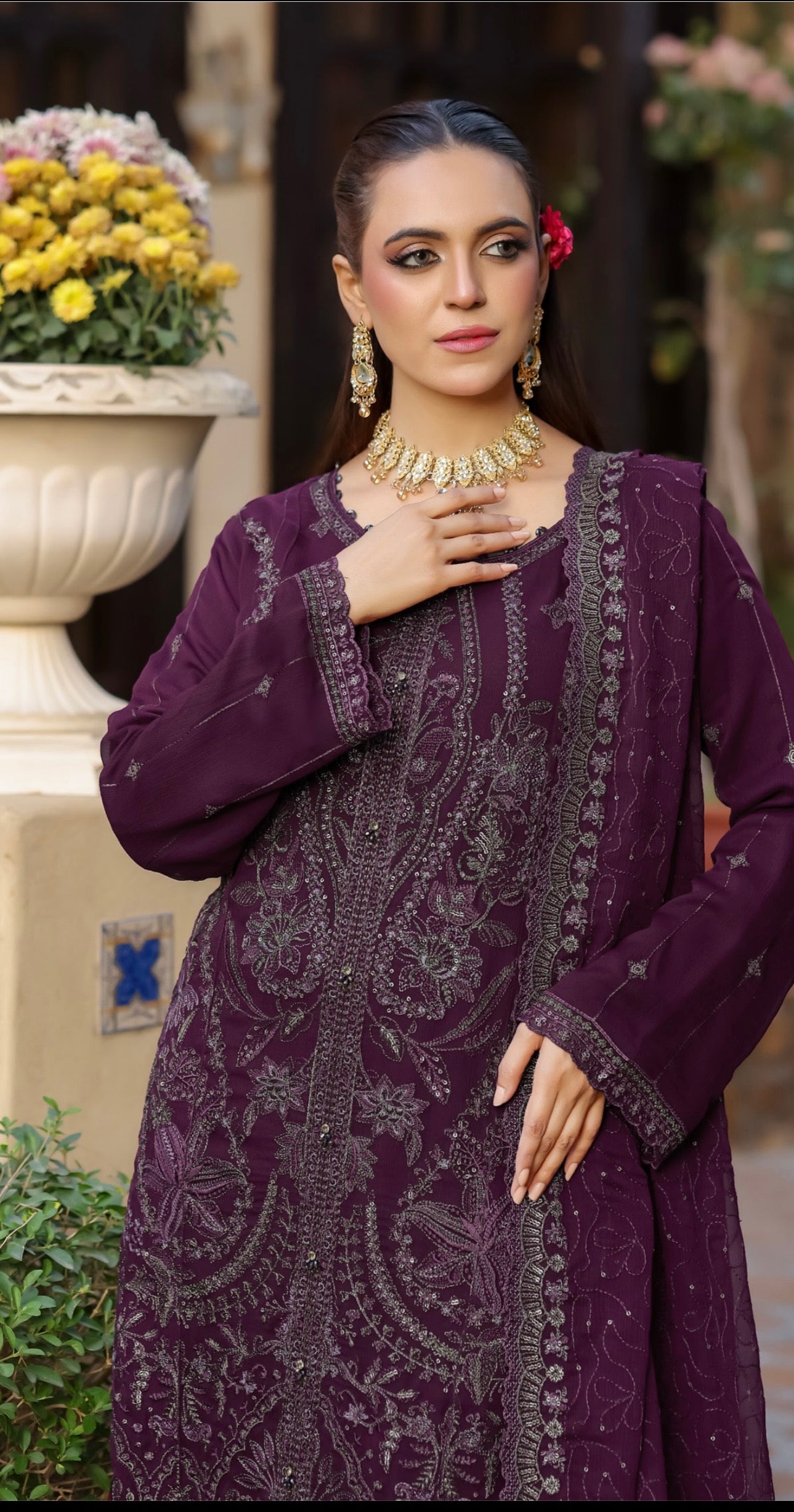 Nazaqat party wear