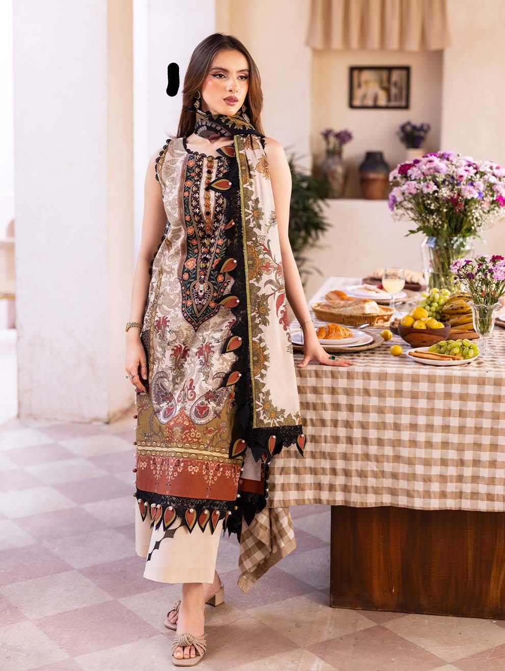 JADE URBANE Digital Printed Lawn -Unstitched