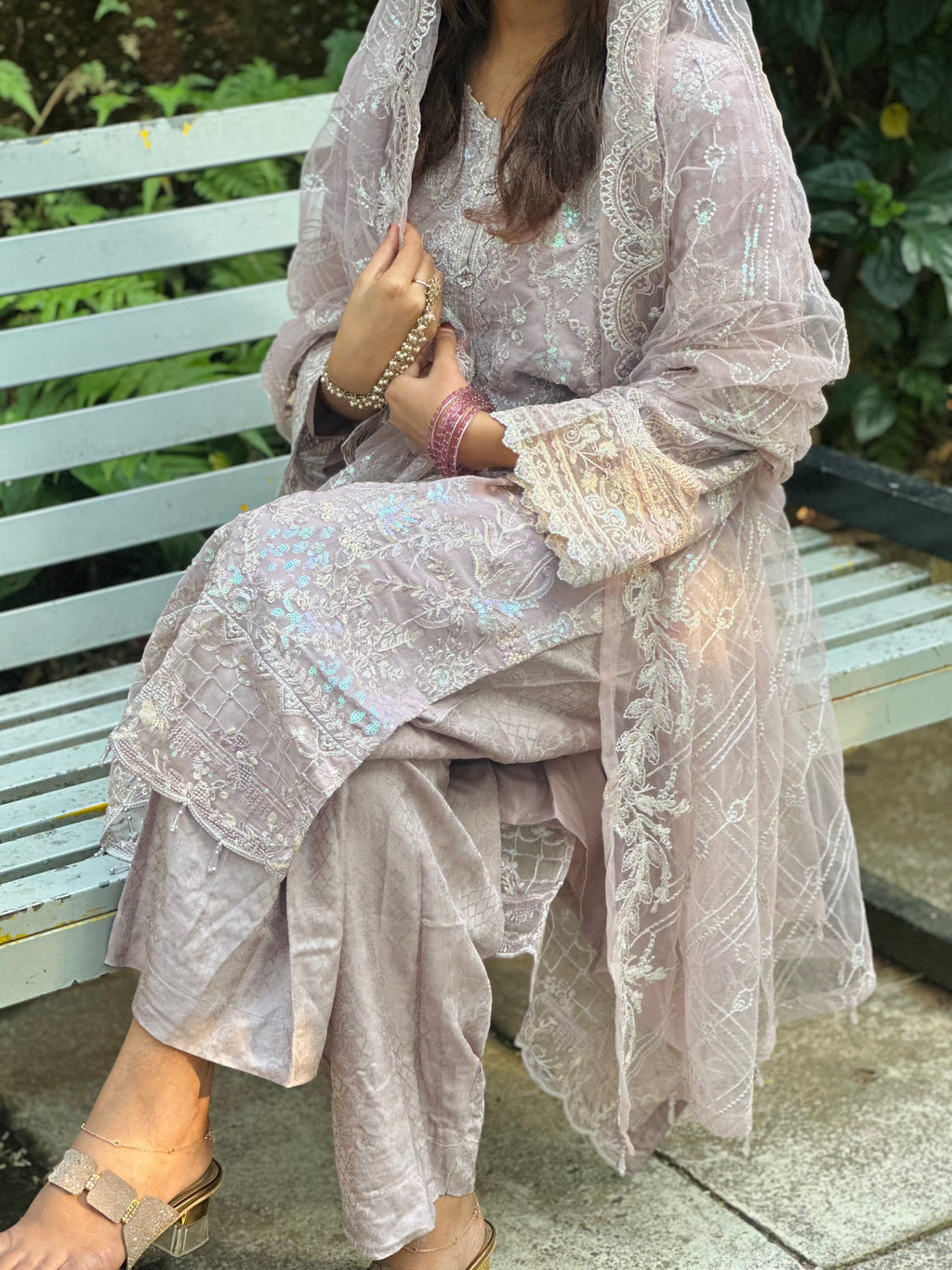 NOOR TAWAKKAL PARTY WEAR STITCHED