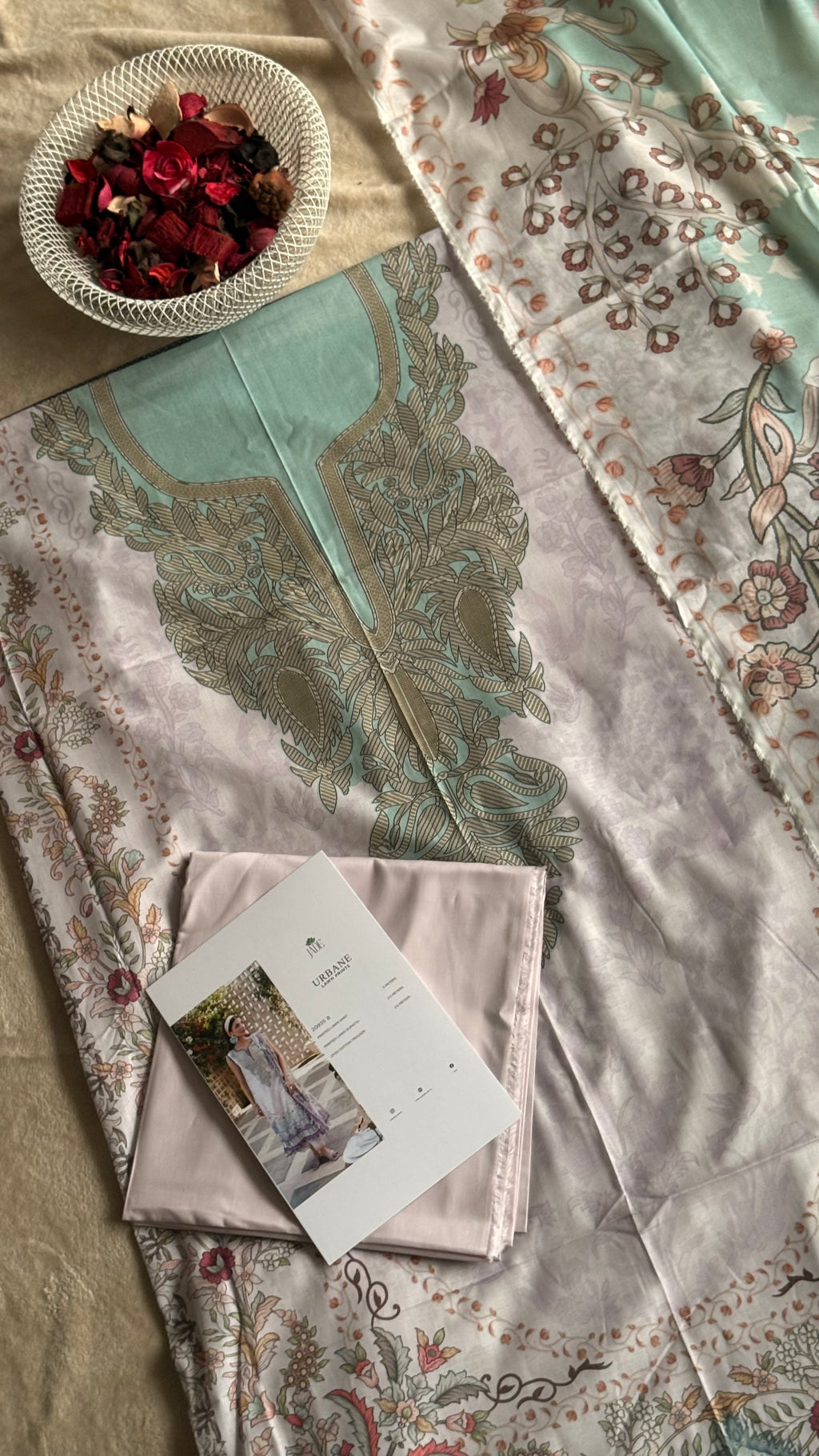 Jade Urbane Lawn Prints Unstitched
