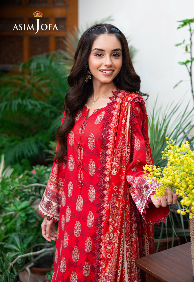 ASIM JOFA PRINTED LAWN 3 PC