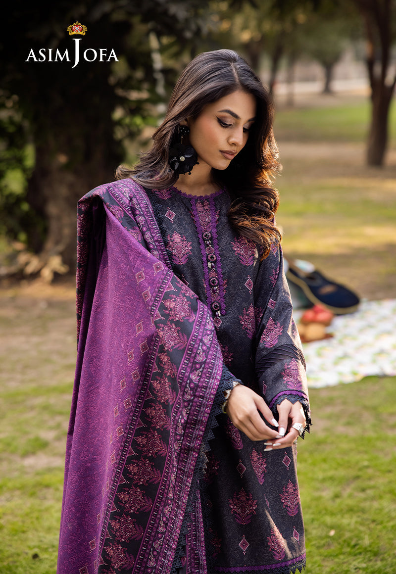 ASIM JOFA PRINTED LAWN 3 PC