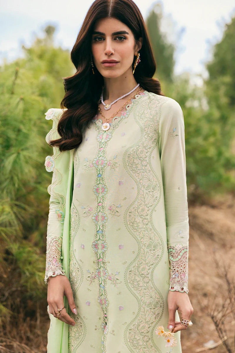 Qalamkar Qlinekari Lawn- Unstitched
