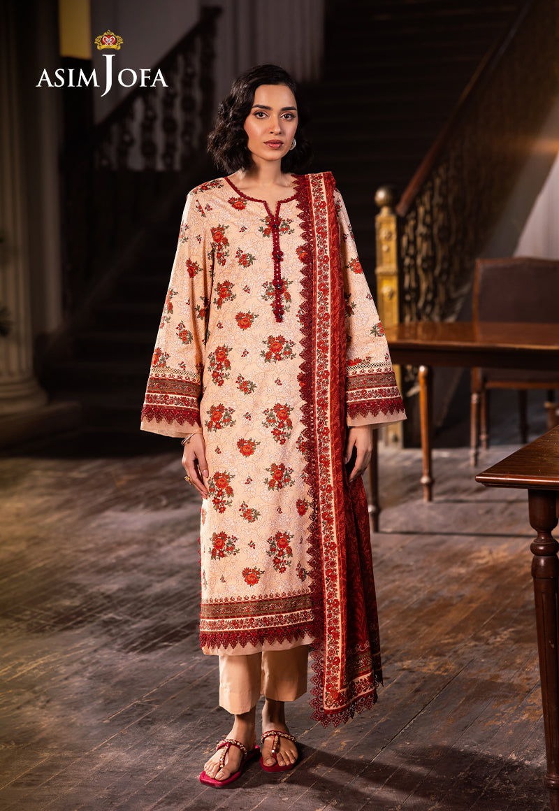 ASIM JOFA PRINTED LAWN 3 PC