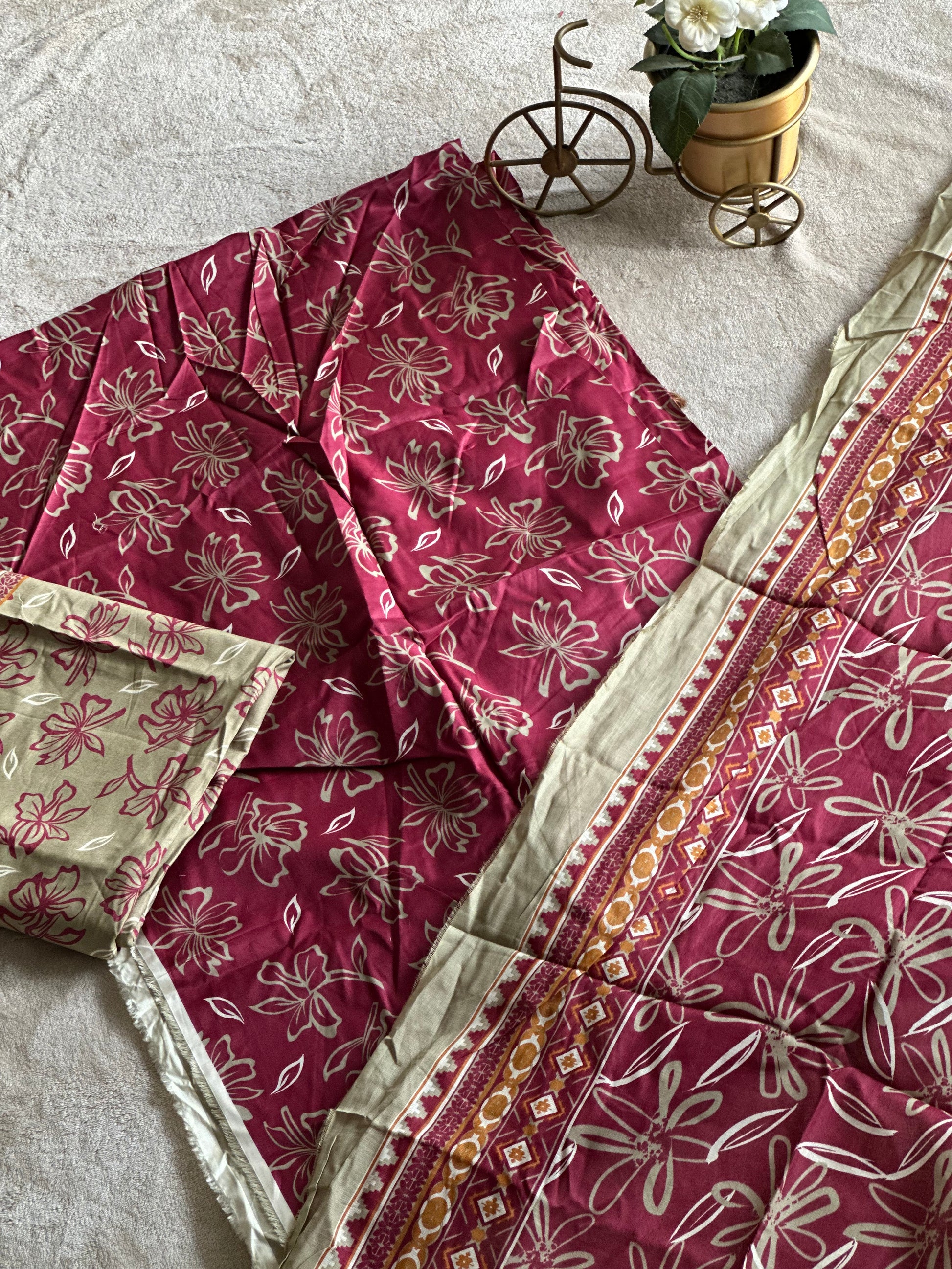 Binsaeed Printed Lawn Unstitched