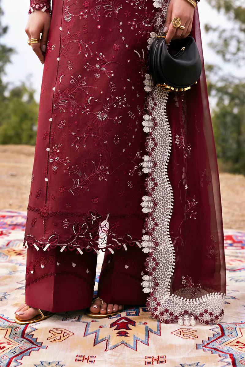 Qalamkar Qlinekari Lawn- Unstitched