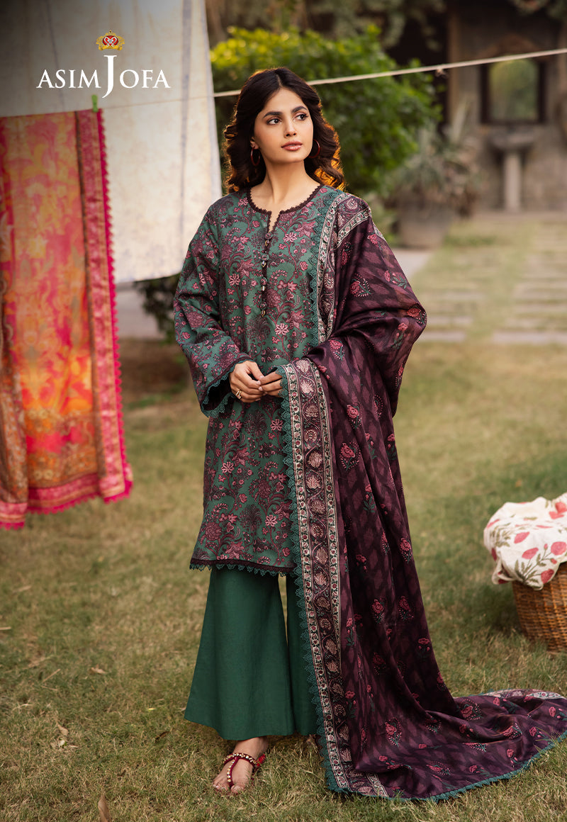 ASIM JOFA PRINTED LAWN 3 PC