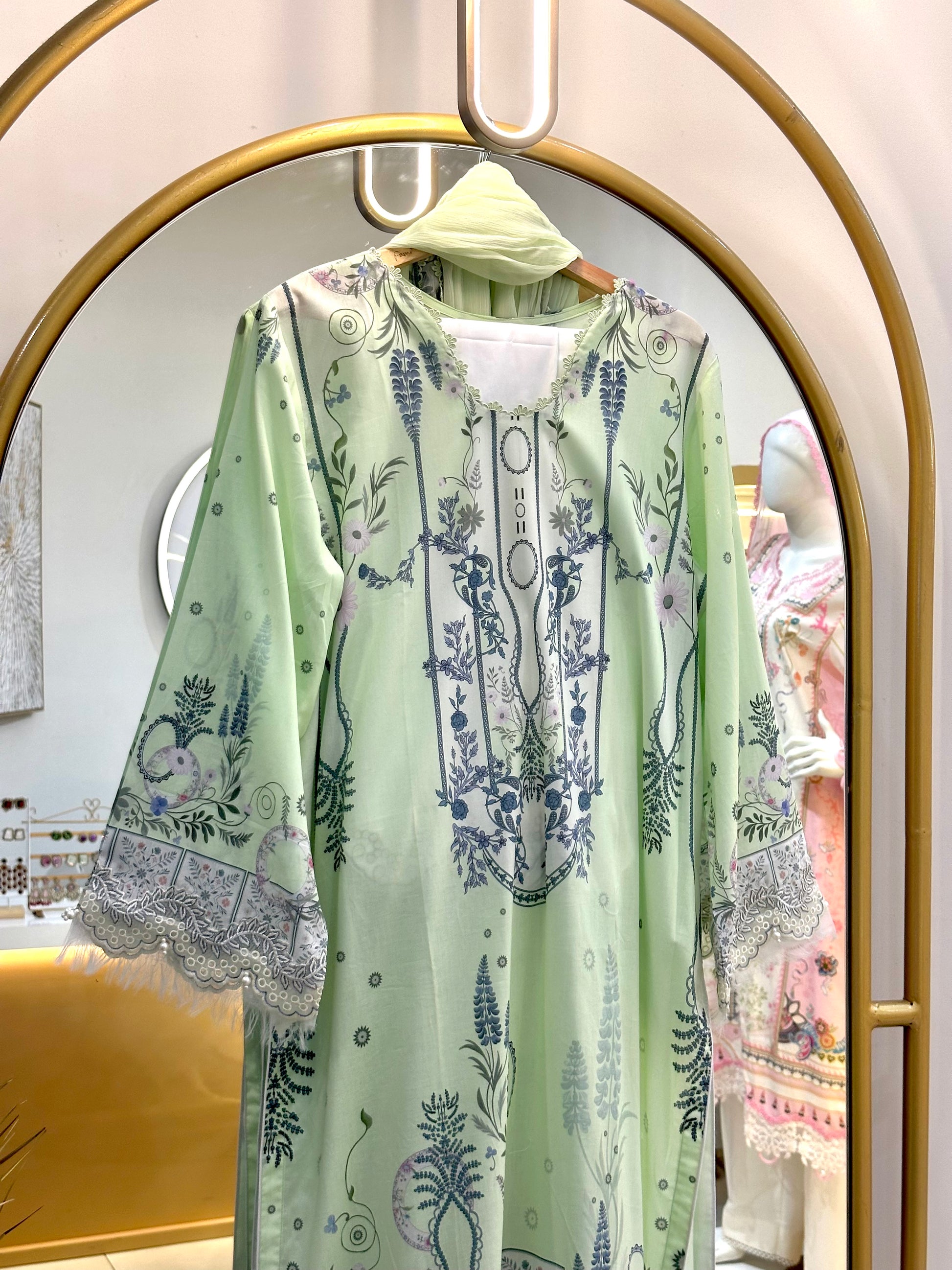 Qalamkar Q-Prints Stitched