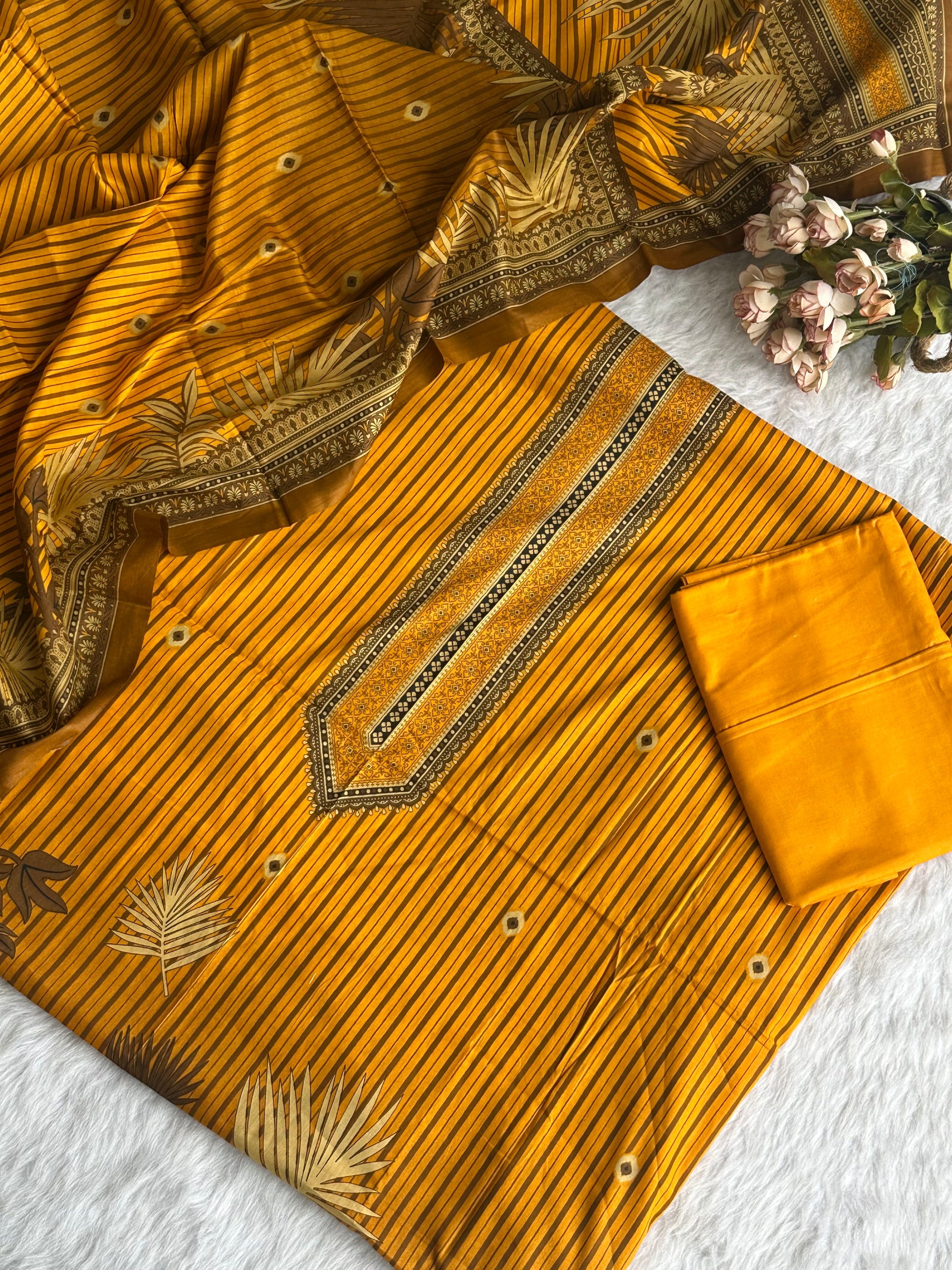 Binsaeed Printed Lawn Unstitched