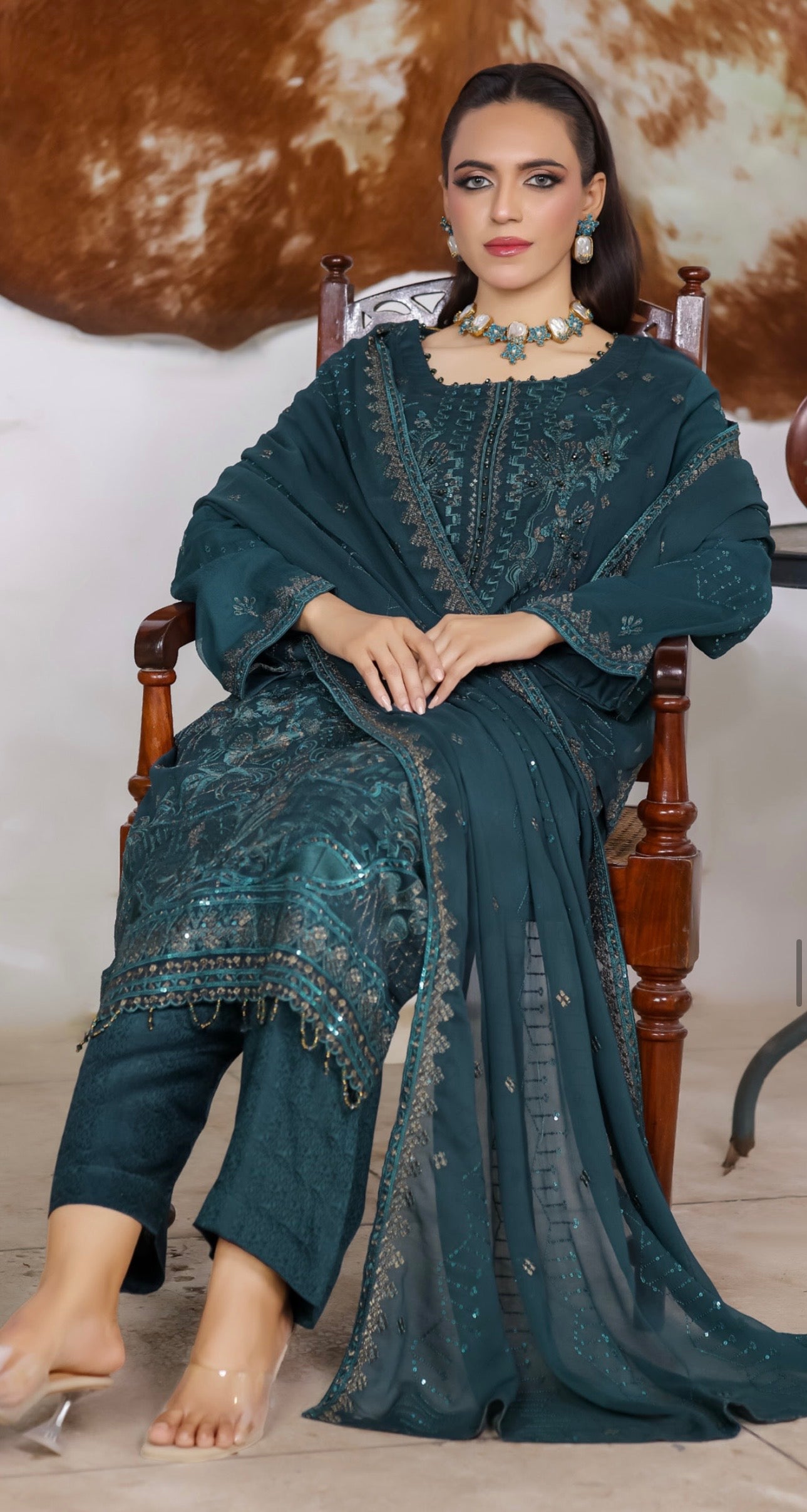 Nazaqat party wear