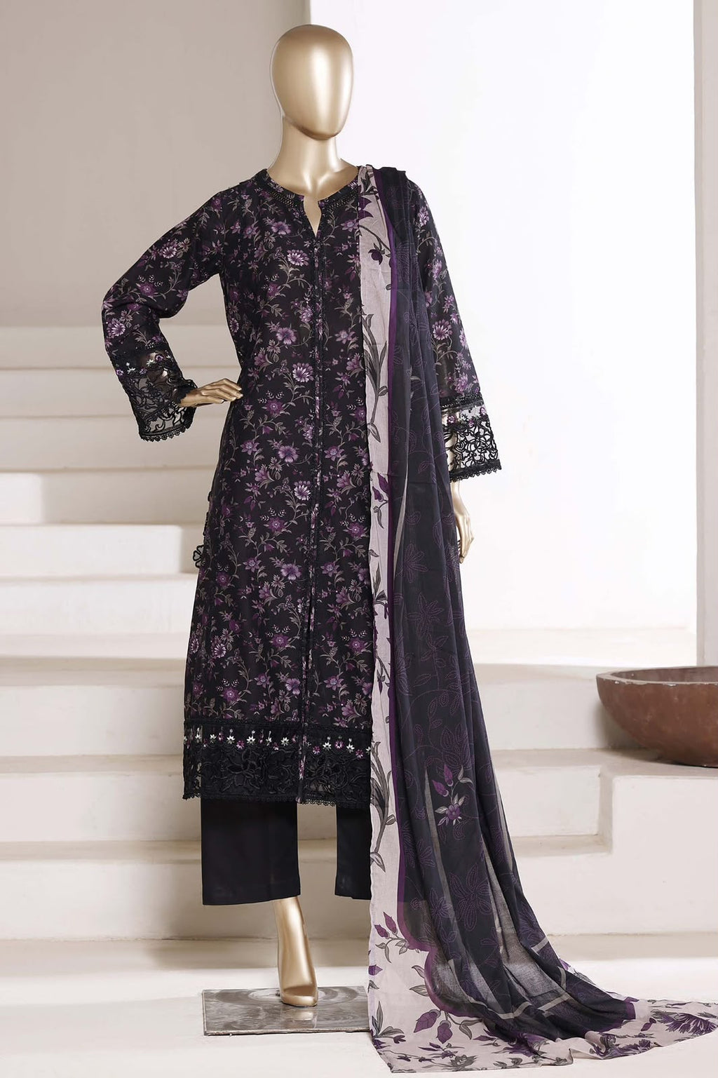 Sada Bahar Embroidery Lawn Stitched Suit