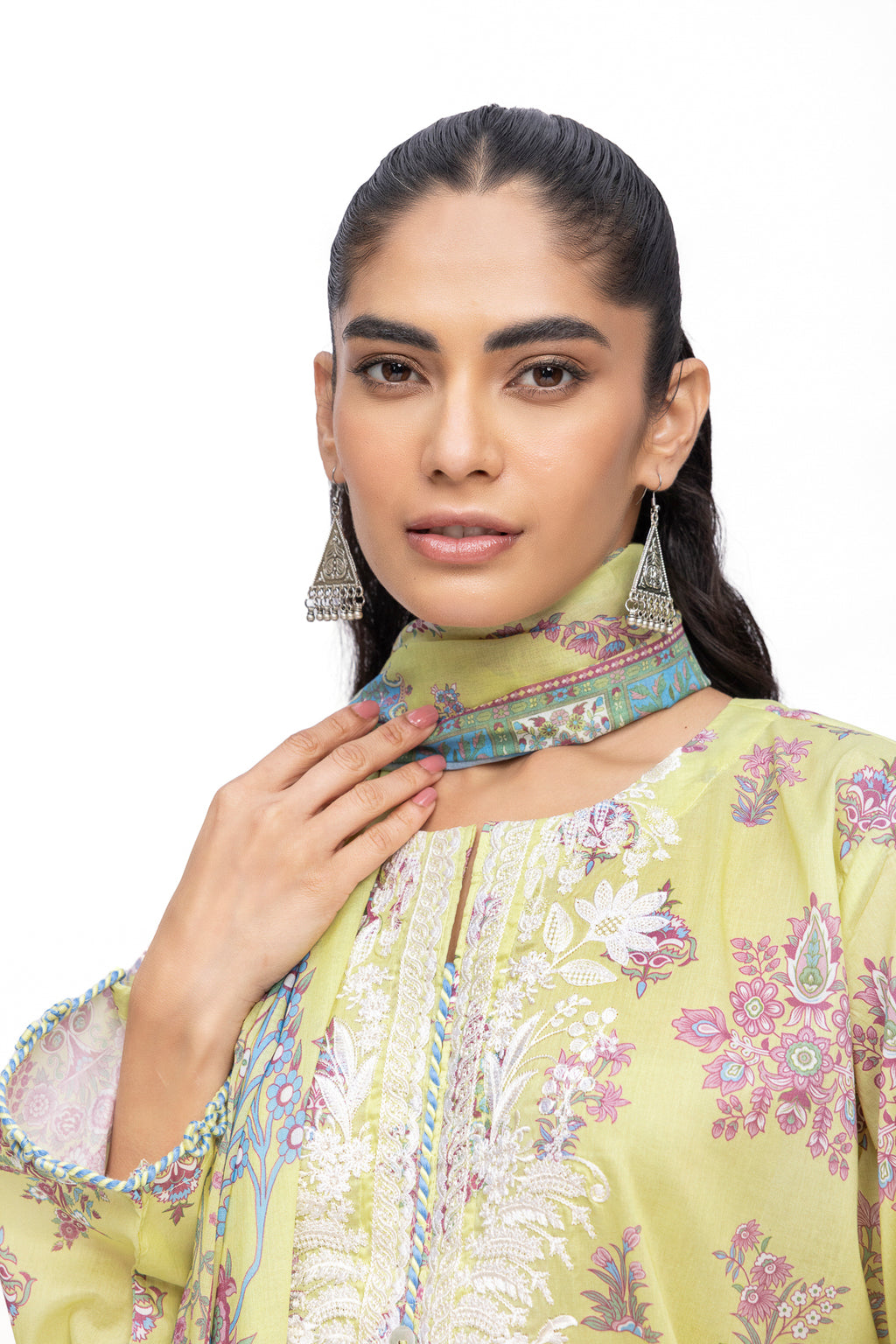 KHAADI EMBROIDERED UNSTITCHED