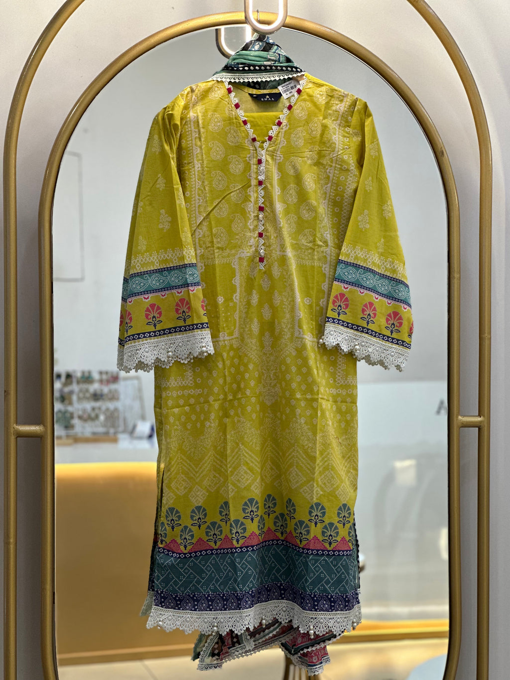 Stitched Lawn Suit