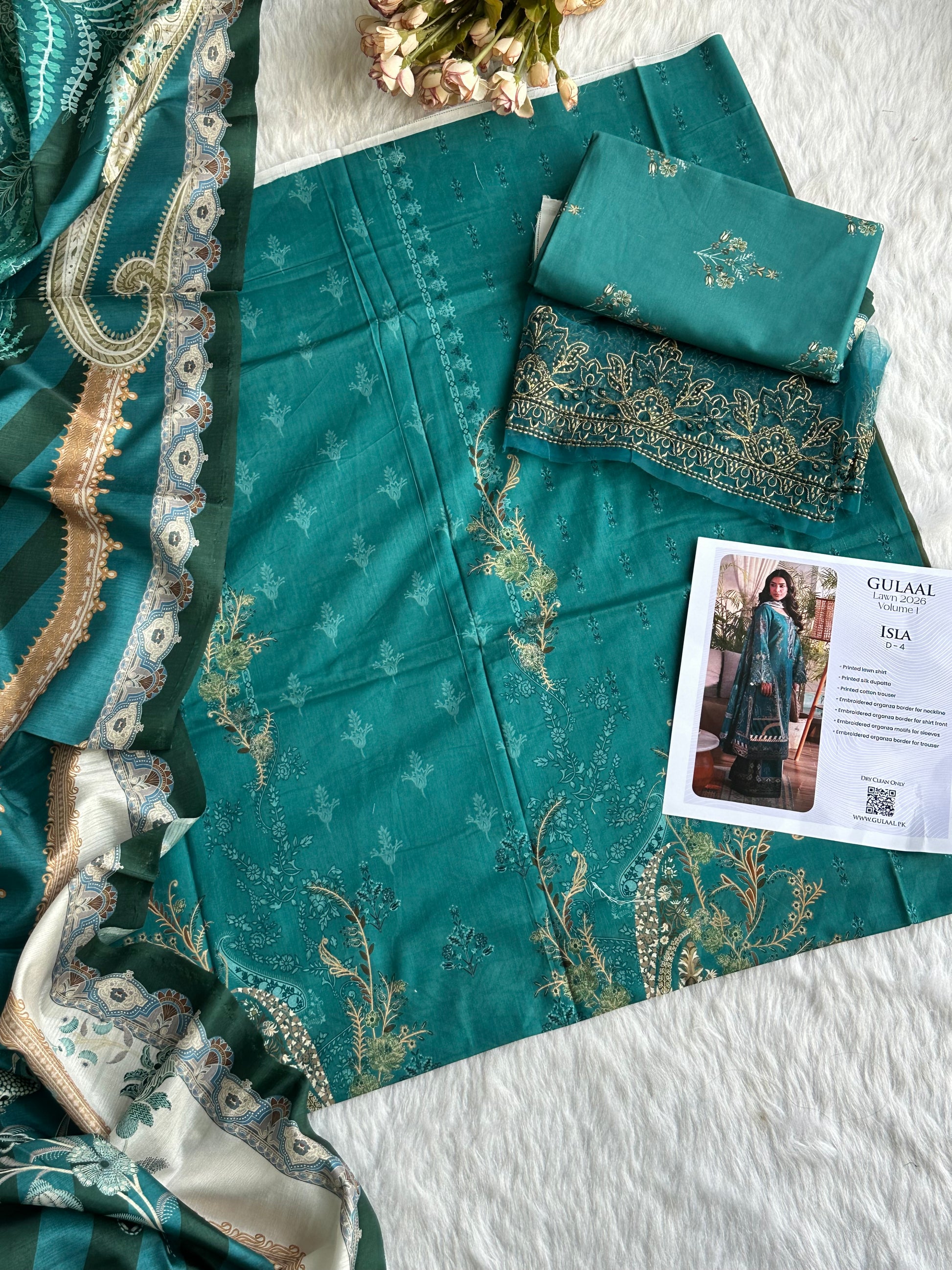 Gulaal - Delia Lawn Collection - Unstitched