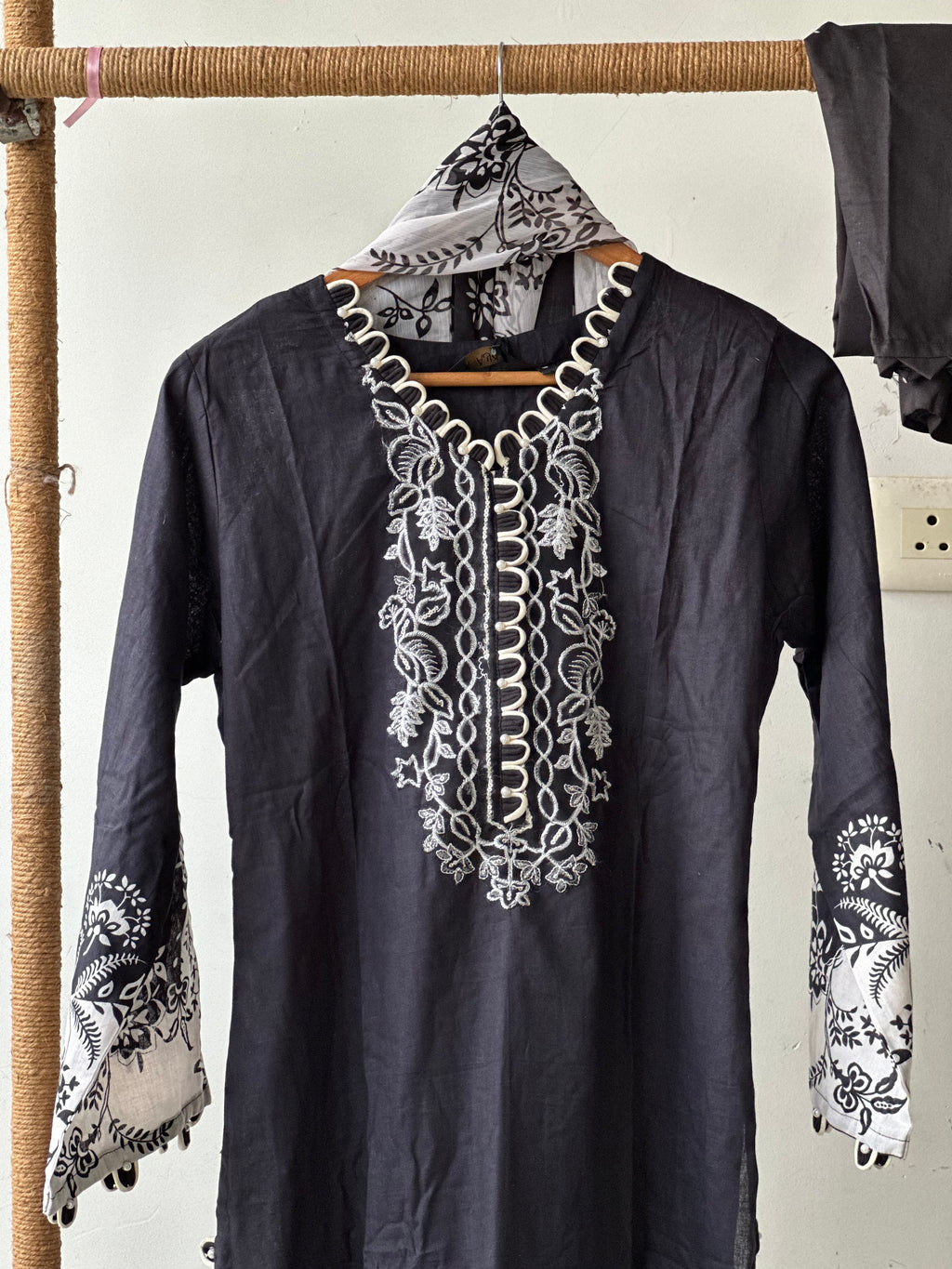 Cotton stitched 3 pc suit