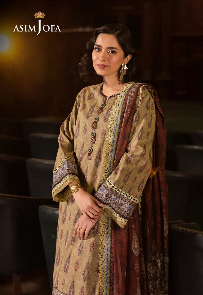 ASIM JOFA PRINTED LAWN 3 PC