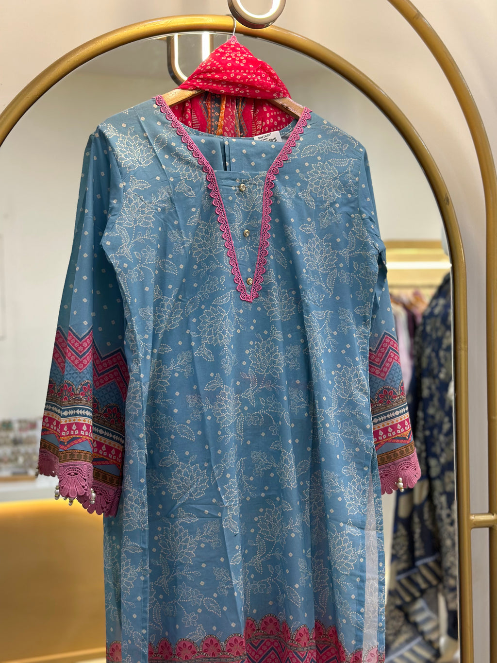 Stitched Lawn Suit