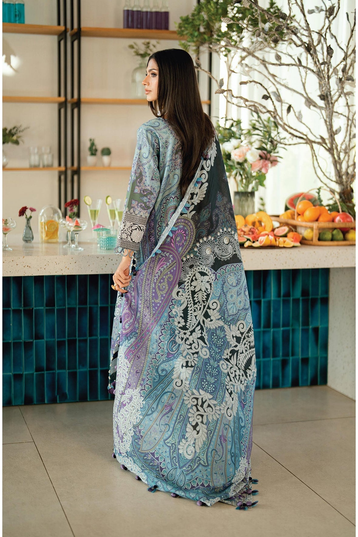 Jade Urbane Lawn Prints Unstitched