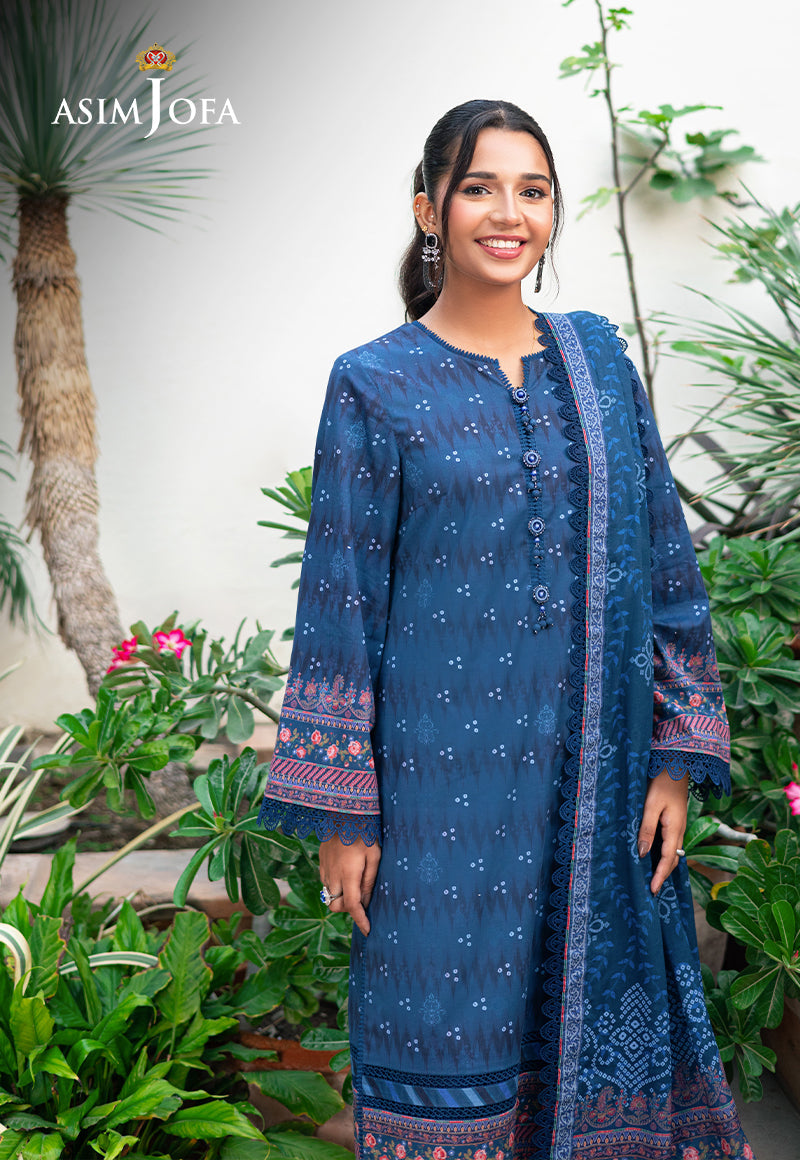 ASIM JOFA PRINTED LAWN 3 PC