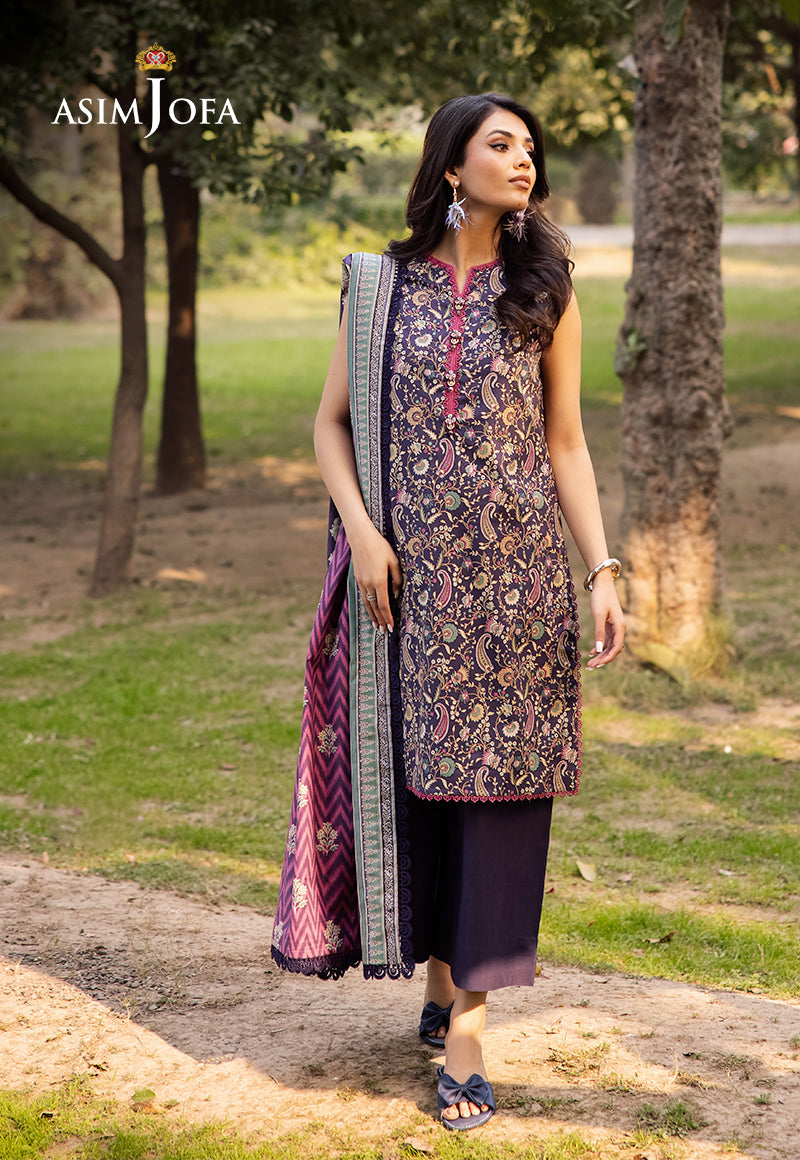 ASIM JOFA PRINTED LAWN 3 PC